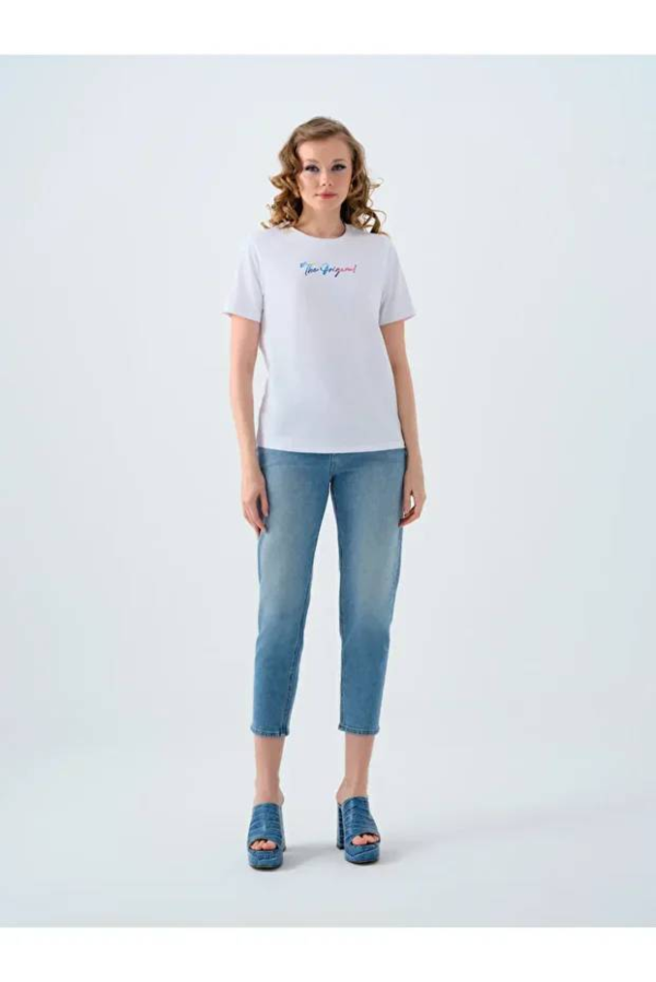Resim Loft Mom Kadın Jean Pantolon Lf2038773