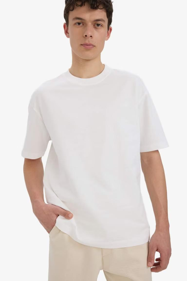 Resim Defacto Erkek T-shirt D3673AX/WT32