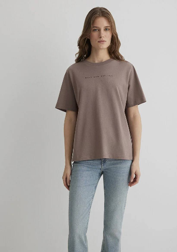 Resim Mavi Logo Kadın T-Shirt M1613147-70383
