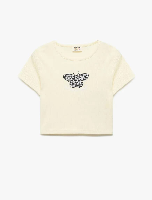 Resim Koton Kız Çocuk Kısa Kol T-shirt 5SKG10269AK