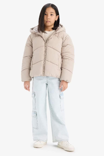 Resim Defacto Kız Çocuk  Mont C5389A8/ER37