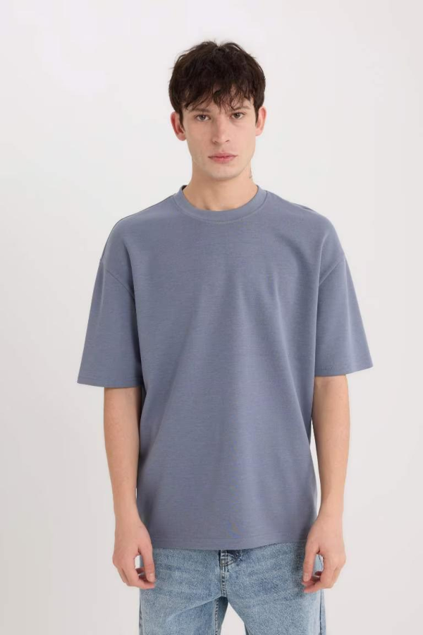 Resim Defacto Erkek  T-shirt X3926AZ/GR504