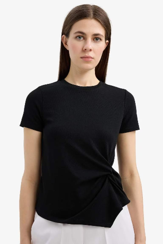Resim Defacto Kadın T-shirt F0366AX/BK81