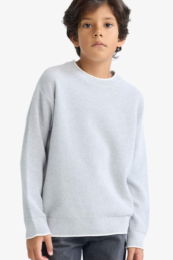 Resim Defacto Erkek Çocuk  Kazak F2065A8/GR210
