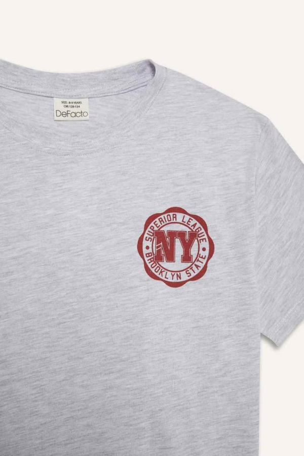 Resim Defacto Erkek Çocuk Kısa Kol T-shirt D9275A8GR400