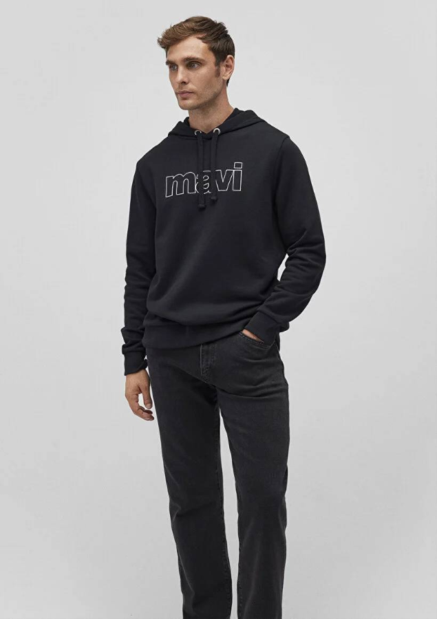 Resim Mavi Erkek Sweat