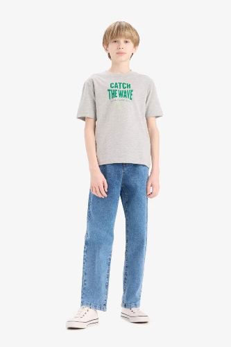 Resim Defacto Erkek Çocuk Kısa Kol T-shirt E0180A8GR400