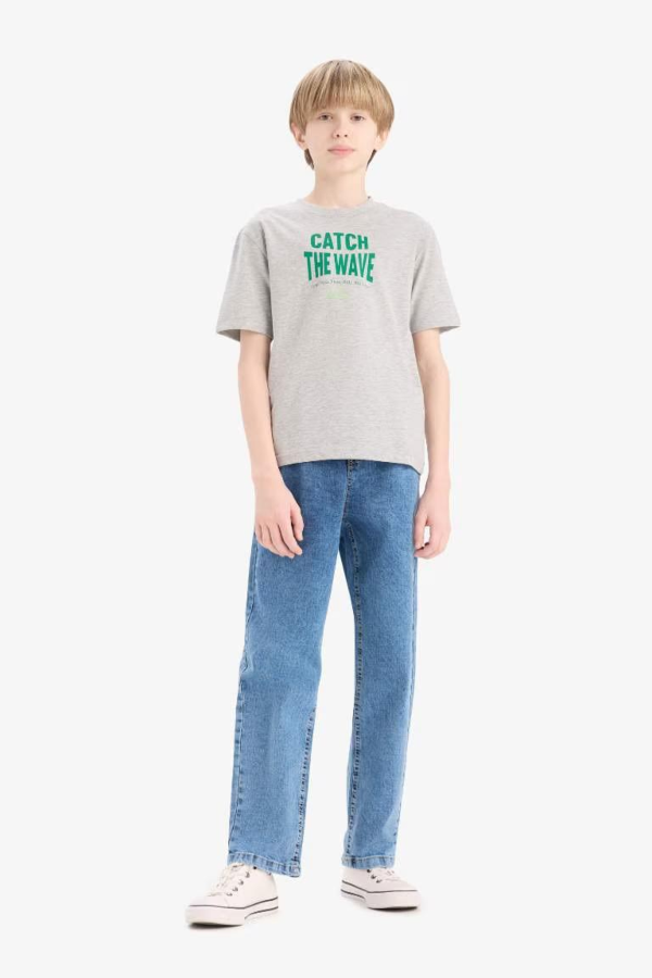 Resim Defacto Erkek Çocuk Kısa Kol T-shirt E0180A8GR400