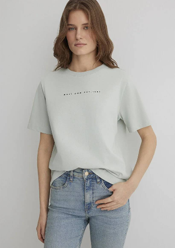 Resim Mavi Logo Kadın T-Shirt M1613147-70148