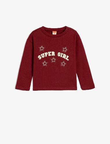 Resim Koton Kız Bebek Sweat 5WMG10183AK