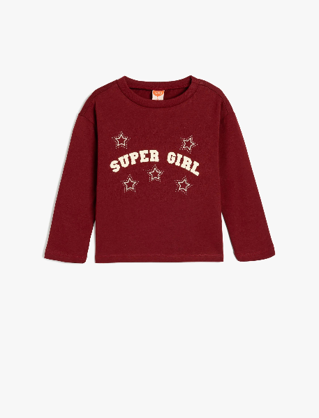 Resim Koton Kız Bebek Sweat 5WMG10183AK