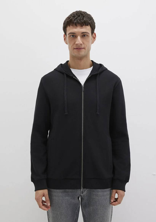 Resim Mavi Kapüşonlu Full Erkek Sweat M0S10423-900