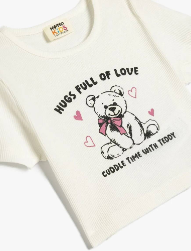 Resim Koton Kız Çocuk T-shirt 5SKG10242AK