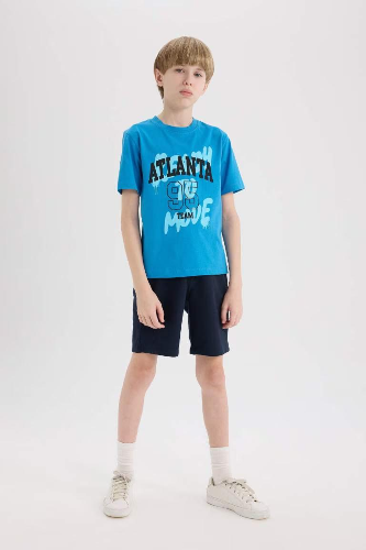 Resim Defacto Erkek Çocuk Kısa Kol T-shirt E0166A8/BE503