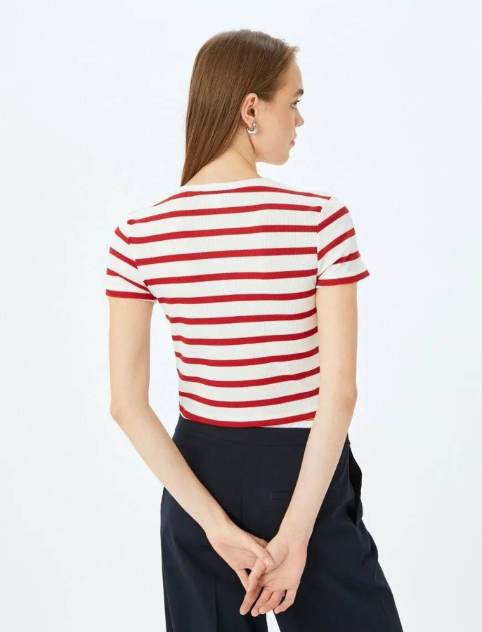 Resim Koton Kadın T-shirt 5SAL10047IK