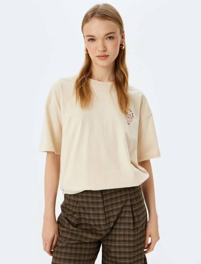 Resim Koton Kadın T-shirt 5SAL10173IK