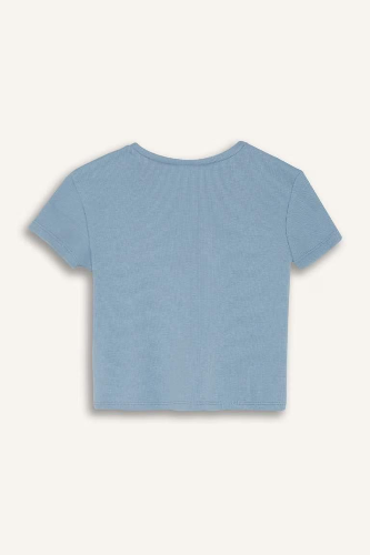 Resim Defacto Kız Çocuk Kısa Kol T-shirt C0104A8/BE760