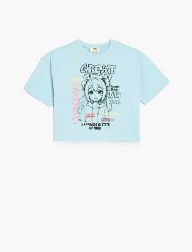 Resim Koton Kız Çocuk T-shirt 5SKG10086AK