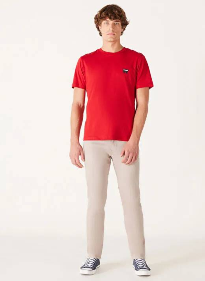 Resim Wrangler Bisiklet Yaka  Erkek T-shirt W70MD33UU