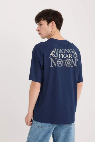 Resim Defacto Erkek  T-shirt E0331AXNV147