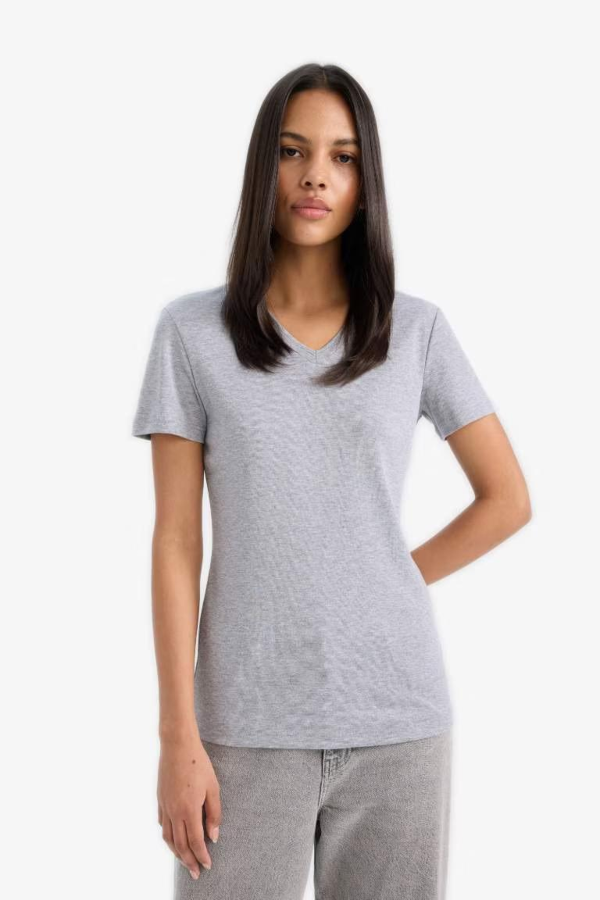 Resim Defacto Kadın T-shirt I1080AZGR370
