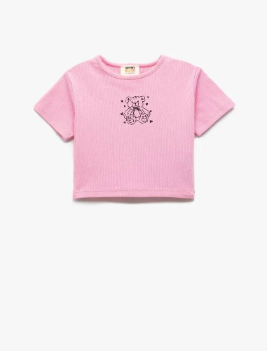 Resim Koton Kız Çocuk T-shirt 5SKG10113AK