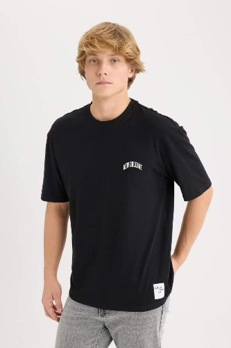 Resim Defacto Erkek  T-shirt D5568AXBK81