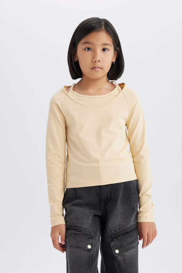 Resim Defacto Kız Çocuk  Sweat D9237A8BG362