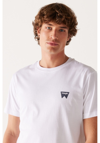 Resim Wrangler Bisiklet Yaka  Erkek T-shirt W70MD3312