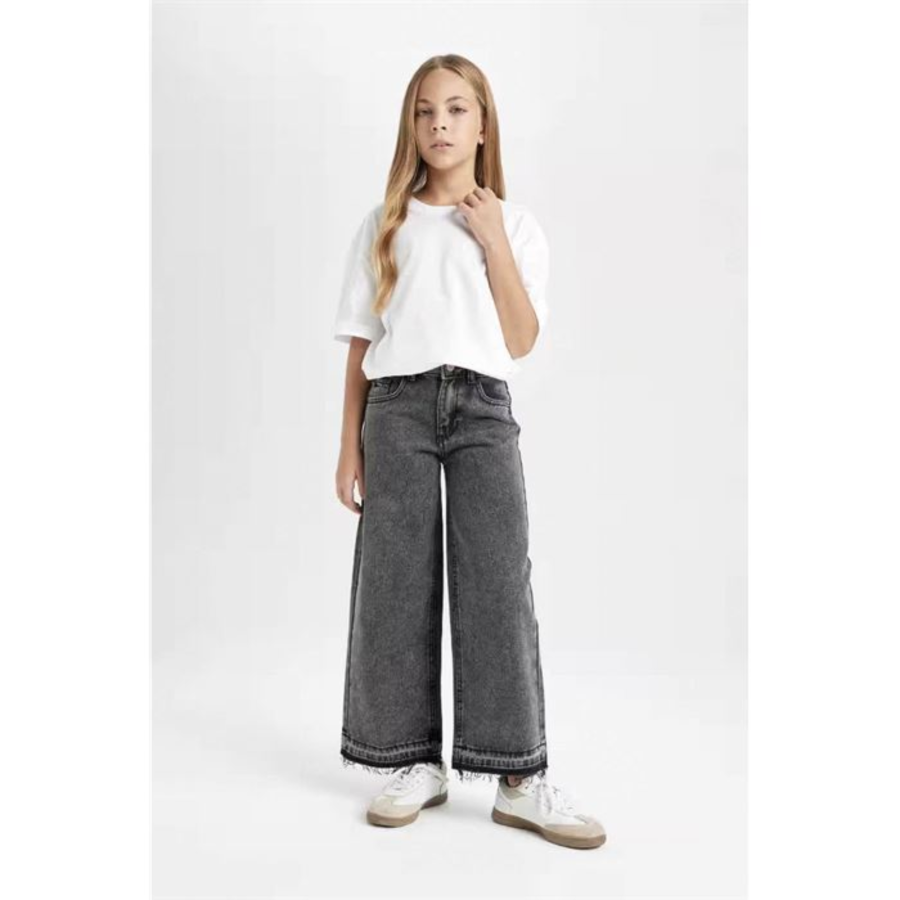 Resim Defacto Kız Çocuk Jean Pantolon B3166A8ER233