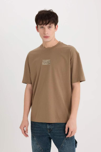 Resim Defacto Erkek  T-shirt D9347AX/BN229