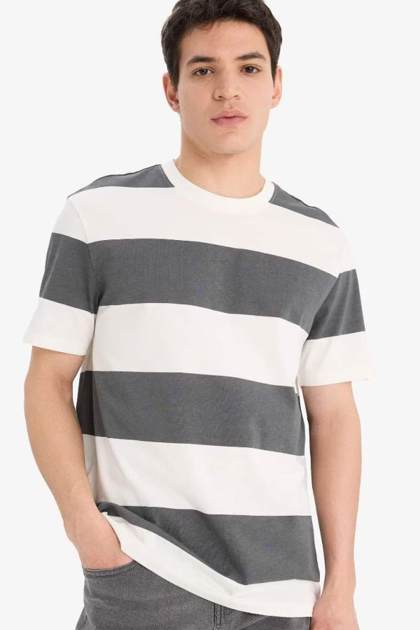 Resim Defacto Erkek T-shirt E5485AX/AR216