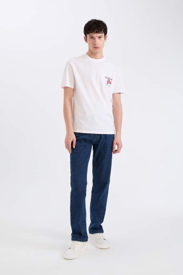 Resim Defacto Erkek  T-shirt D9357AXWT34