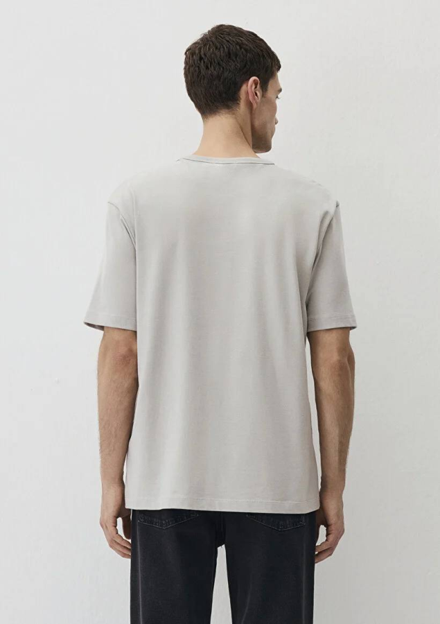 Resim Mavi Kısa Kol Erkek T-shirt M0612264-70074