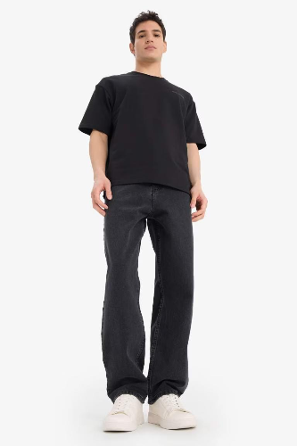 Resim Defacto Erkek  T-shirt E3460AXBK81