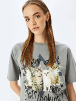 Resim Koton Kadın T-shirt 5SAL10139IK