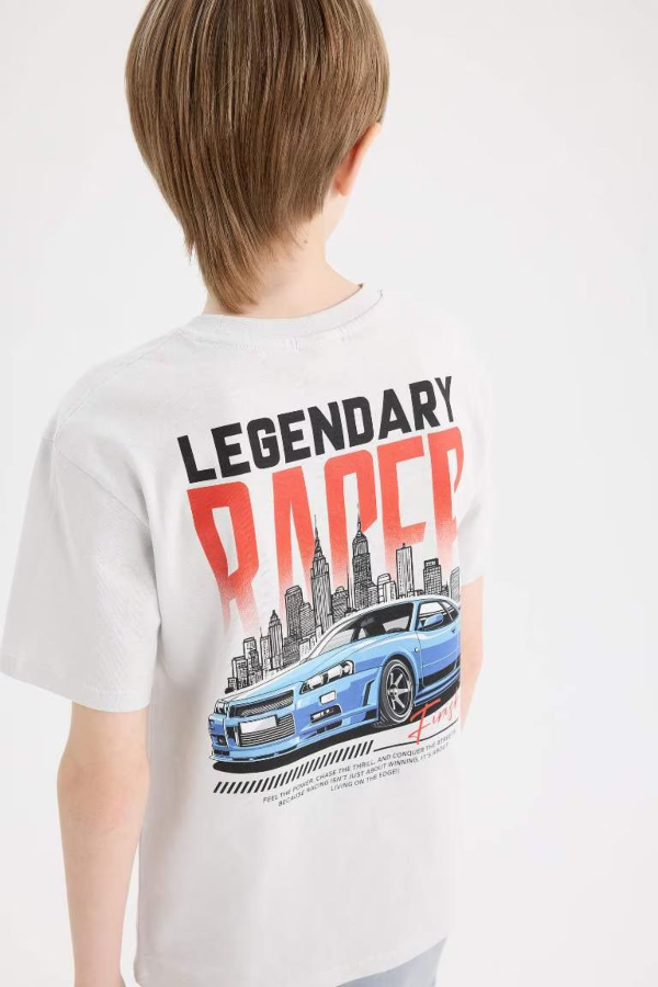 Resim Defacto Erkek Çocuk Kısa Kol T-shirt D9266A8GR503