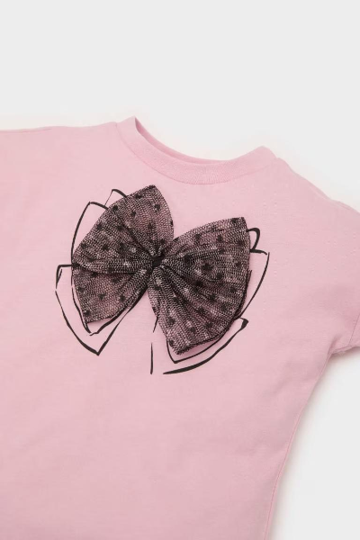 Resim Defacto Kız Bebek Kısa Kol T-shirt E5464A5/PN86
