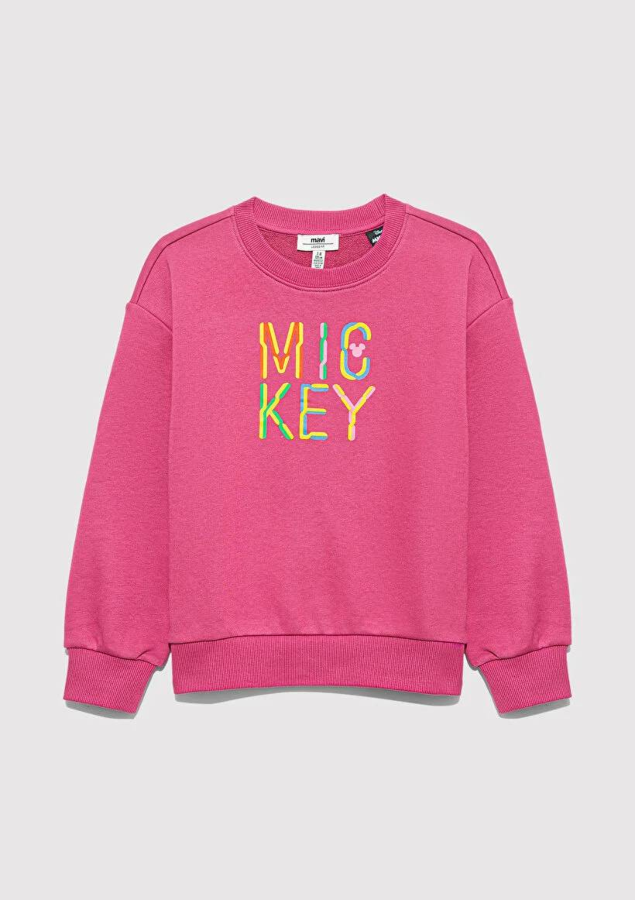 Resim Mavi Mickey Baskılı Kız Çocuk Sweat M7S10142-71085