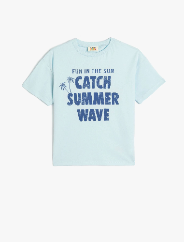 Resim Koton Erkek Çocuk T-shirt 5SKB10103TK