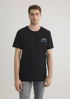 Resim Mavi Mavi Baskılı Erkek T-Shirt M066841-900