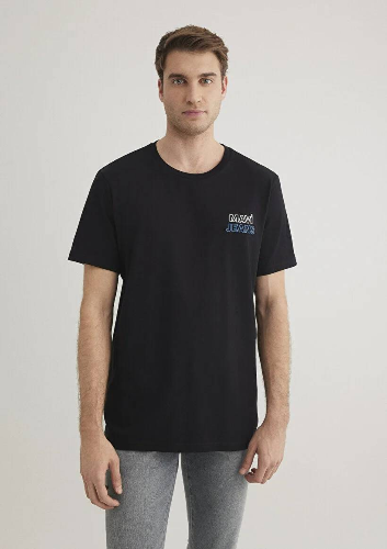 Resim Mavi Mavi Baskılı Erkek T-Shirt M066841-900