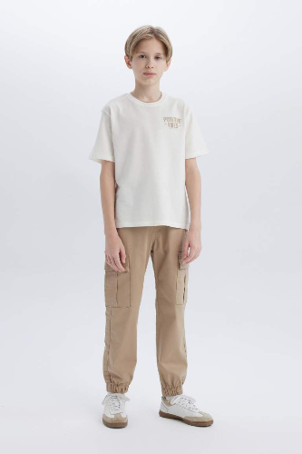 Resim Defacto Erkek Çocuk Kısa Kol T-shirt D9296A8WT32