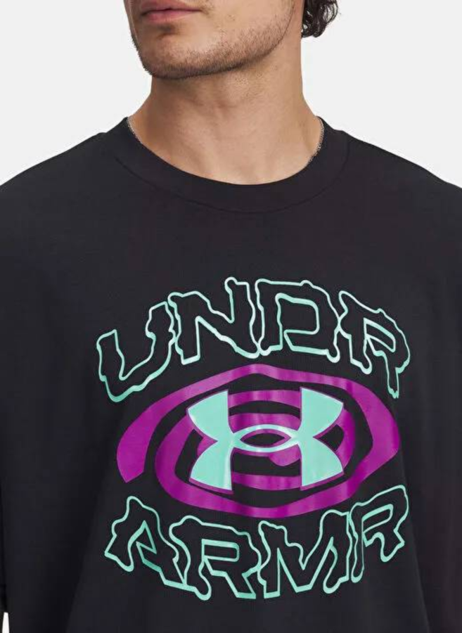 Resim Under Armour Ua M Hwt Hoops Hoopnotic Ss Erkek T-Shirt 1390190-001