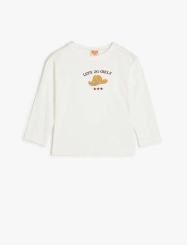 Resim Koton Kız Bebek Sweat 5WMG10182AK