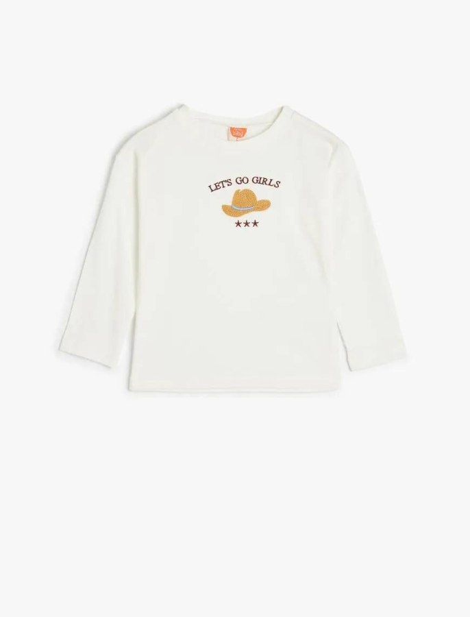 Resim Koton Kız Bebek Sweat 5WMG10182AK
