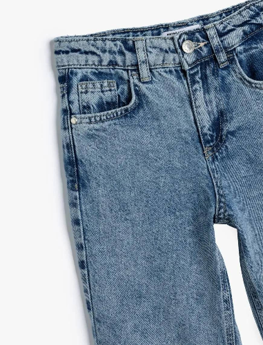 Resim Koton Kız Çocuk Jean Pantolon 5WKG40090AD