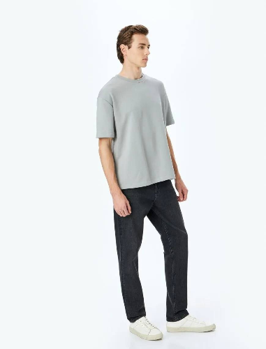 Resim Koton Erkek T-shirt 5SAM10051HK