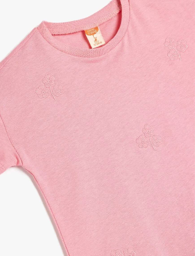 Resim Koton Kız Bebek Kısa Kol T-shirt 5SMG10063AK