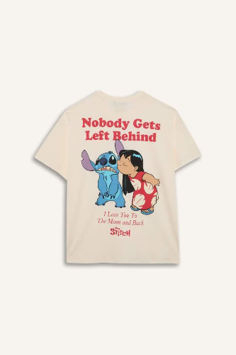 Resim Defacto Kadın Kısa Kol T-shirt E6156AXER103